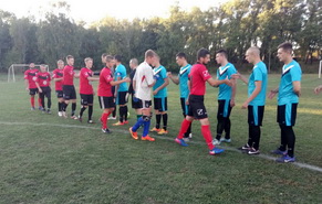 Збірна команда Академії з футболу (8×8) зіграла з командою «Удар-2»