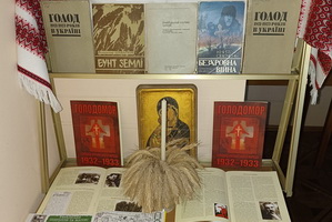 Історико-документальна книжкова виставка “Запали свічку пам’яті”